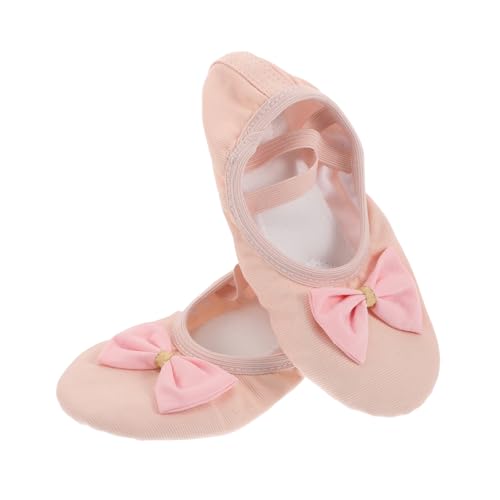 YARNOW Ballettschuhe Mädchen Weiche Geteilte Sohle Ballettslipper für Tanztraining und Auftritte Chinesischer Tanz Langlebig Komfortabel mit Katzenpfoten Design von YARNOW