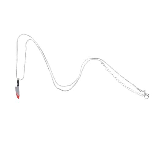 YARNOW Bloody Cutter Kettenanhänger Gruselige Halloween Schmuck Einzigartiges Design für Männer und Teenager Leicht und Langlebig für Partys und Besondere Anlässe von YARNOW