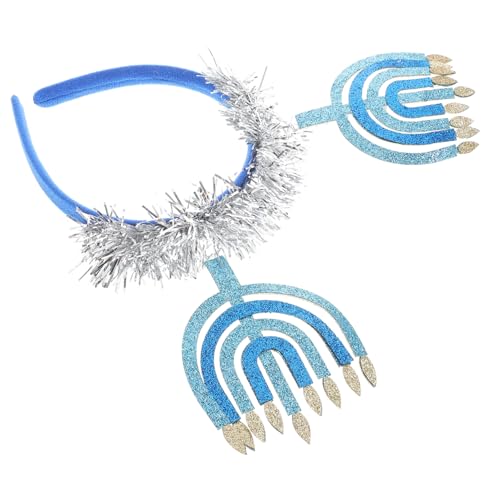 YARNOW Chanukka-themen Stirnband Dekorativer Kopfschmuck Für Feiertagspartys Und Chanukka-veranstaltungen Kopfbedeckung Und Familienfeiern von YARNOW