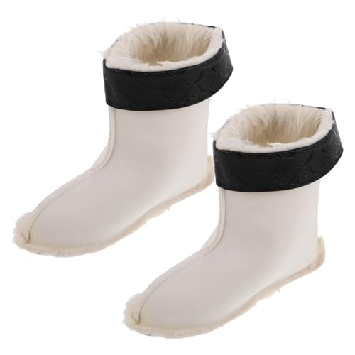 YARNOW Dicke Isolierte Regenstiefel Einlegesohlen Baumwolle und Thermisch Komfortable Passform für Herren als Ersatzfutter für Kalte Nasse Wintertage Langlebig und Pflegeleicht von YARNOW