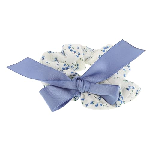 YARNOW Elastische Haarbänder Mit Blumenmuster Große Haargummis Mit Schleifendekor Süße Haaraccessoires Für Haargummis Mit Blumendruck Für Damen von YARNOW