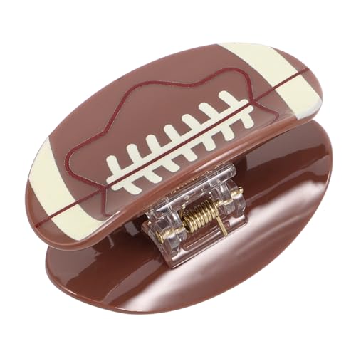 YARNOW Eleganter Football Haarclip für Frauen Vielseitige Klammer für Spieltage und Sportevents Langlebig Robustem Einzigartiges Design für Sportliche Enthusiasten für Training und von YARNOW