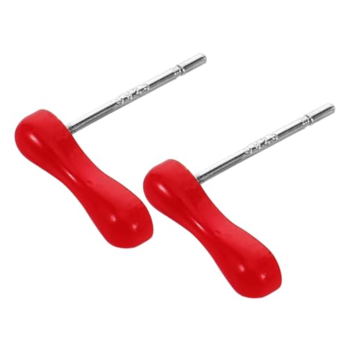 YARNOW Gothic Ohrstecker Blutstropfen Design Rote Tropfen Ohrringe Damen Halloween Vampir Schmuck Leicht Tragbar Party Alltag Kreativer Stil von YARNOW