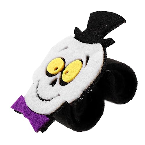 YARNOW Halloween Slap Armband mit Kürbis und Geistermotiv Leichtes Langlebiges Kinderparty Accessoire aus Sicherem Vliesstoff als Mitgebsel für Jungen und Mädchen bei Halloween Feiern von YARNOW