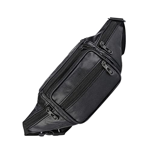 YARNOW Herren Gürteltasche Wanderpackung Herrenfanny Pack - Fanny- Tasche Fanny- Tailentasche Kuhwahnsinnsbeutel Multifunktion Zubehör Passinhaber Schulranzen Fitness Geldbörse Rindsleder von YARNOW