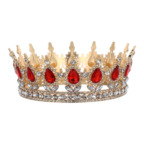 YARNOW Königinkrone Mit Strasssteinen: Hochzeitskronen Und Diademe Für Frauen Kostümparty Haarschmuck Prinzessinnen-Geburtstags-Kristall-Brautdiademe von YARNOW