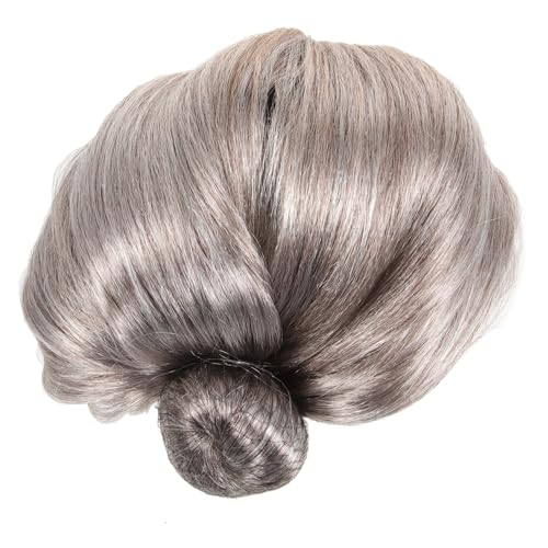 YARNOW Old Lady Cosplay Graue Perücke Brille Perlenkette Zubehör für Kostüme für Karneval Halloween und Cosplay Events Komplettes für Damen YARNOW Old Lady Cosplay Graue Perücke Brille Perlenkette Zubehör für Kostüme für Karneval Halloween und Cosplay Events Komplettes für Damen von YARNOW