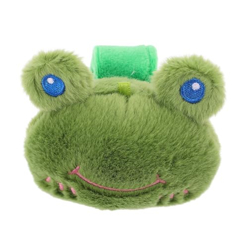 YARNOW Plüsch Frosch Klatscharmband Weiches Tier Armband Party Mitgebsel Kuscheliges Wristband Spaß Accessoire von YARNOW
