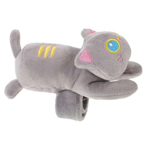 YARNOW Plüsch Katzen Schnapparmband Weich und Leicht mit Katzenform Strapazierfähiges Kuscheltier Armband für Partygeschenke Tragbar für Handgelenk Rucksack und Fahrradhalterung von YARNOW