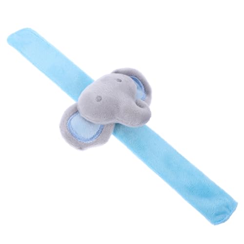 YARNOW Plüsch Slap Armband Kuscheltiere Schnapparmband Party Tiermotiv Blau Niedliches Stofftier Schlagarmband für Geburtstag Halloween von YARNOW