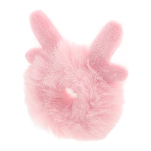 YARNOW Plüsch-haar-ringe Für Mädchen Flauschige Fellknäuel Haargummis Elastische Pferdeschwanzhalter Zarter Haarschmuck Aus Kunstfell von YARNOW