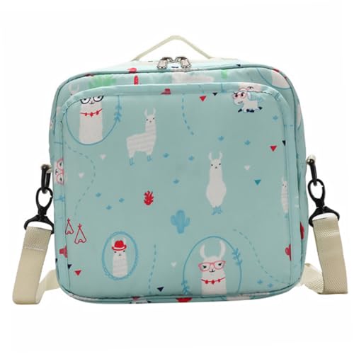 YARNOW Wickeltasche für Wasserdichter Aufbewahrungssack mit Reißverschluss Stylischer Mummy Bag für Unterwegs Buntes Design Strapazierfähiges Nylonmaterial von YARNOW