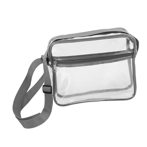 YARNOW transparente Umhängetasche kleine durchsichtige geldbörse Umhängetasche für Damen durchsichtige Kosmetiktasche tragbare Kosmetiktasche Damen Tragetasche Reiseutensilien PVC-Tasche von YARNOW