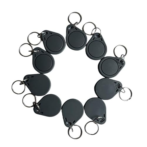 YARONGTECH® MIFARE Classic 1K RFID schluesselanhaenger chip Tags grau -10pcs von YARONGTECH