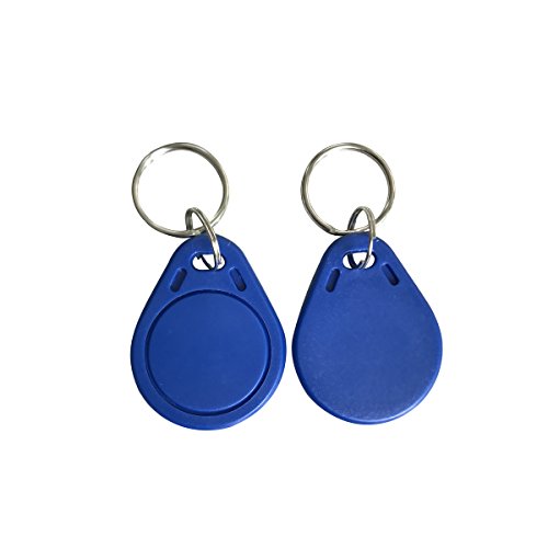 YARONGTECH RFID-Schlüsselanhänger 13.56MHZ Proximity ABS IC-Tags NFC MIFARE Classic® 1k Tag Access Controller 1K Chip 50 Stück von YARONGTECH