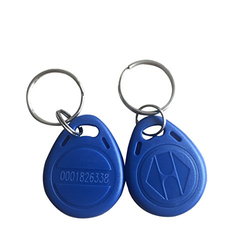 YARONGTECH RFID Tag EM4100 125KHz EM Marine Schlüssel Ketten Schlüsselanhänger (Packung mit 100) von YARONGTECH