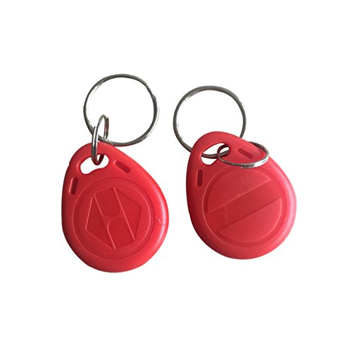 YARONGTECH RFID wiederbeschreibbare 125khz blau rot gelb beschreibbares Schlüsselanhänger Tag blanko Tag Chip t5577 Hotel Token 10 Stück von YARONGTECH