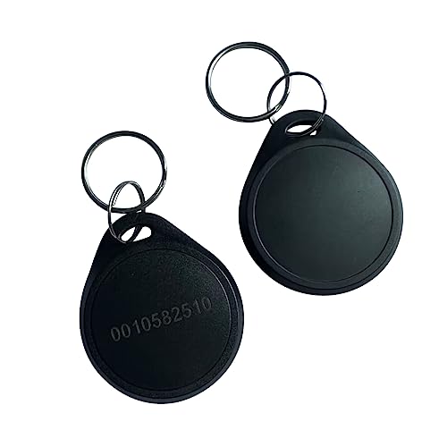YARONGTECH Zweifrequenz-RFID-Schlüsselanhänger, 125 kHz EM4100 und 13,56 MHz, MIFARE Classic 1K-Chip, 100 Stück, Schwarz, Daul frequency YARONGTECH Zweifrequenz-RFID-Schlüsselanhänger, 125 kHz EM4100 und 13,56 MHz, MIFARE Classic 1K-Chip, 100 Stück, Schwarz, Daul frequency von YARONGTECH