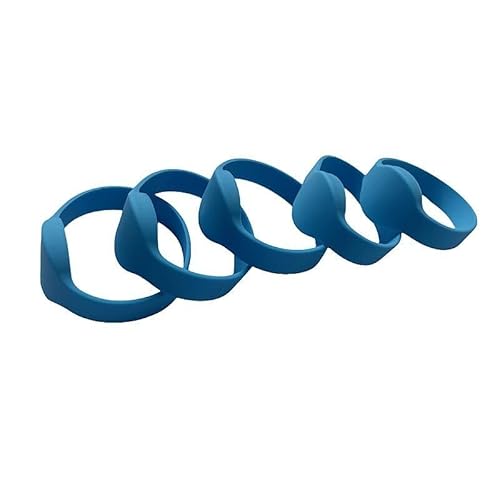 YARONGTECH rfid 1K Armband RFID Erwachsenen Größe Blau Silikon Armband (10 Stück) von YARONGTECH