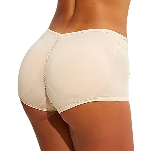 YAROVA Damen Po Push Up Unterhose - Frauen Sexy Formende Höschen Unterwäsche Schwammpolster Push-Up-Slip Nahtloser Bauchformer Shapewear Bequem Weich Atmungsaktiv Plus Größe,S von YAROVA