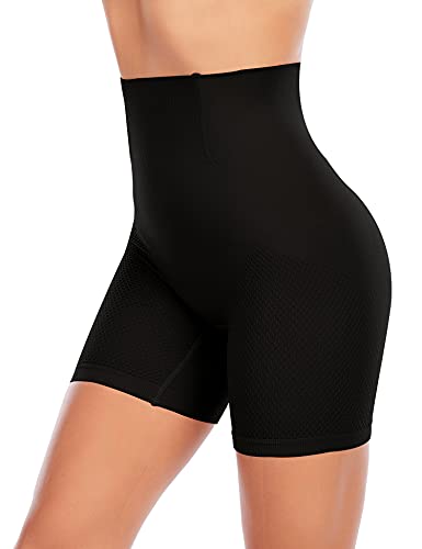 YARRCO Bauchweg Unterhose Damen Shapewear Miederhose Hohe Taille Figurformende Unterwäsche Leggings Miederpants (Schwarz, M) von YARRCO