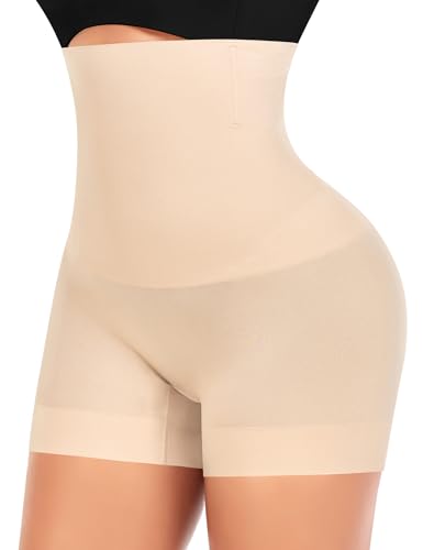 YARRCO Bauchweg Unterhose Damen Shapewear Nahtlose Miederhhose Hohe Taille Kurze Miederpants von YARRCO