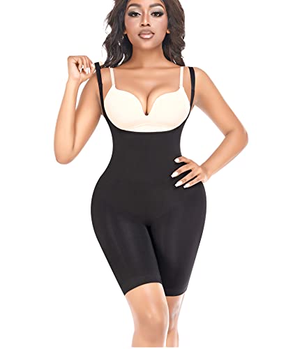 YARRCO Shapewear Damen Body Shaper Bauchweg (Schwarz, XL) von YARRCO