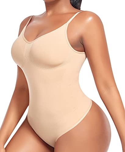 YARRCO Shapewear Damen Body Shaper Bauchweg (Beige, XL) von YARRCO