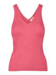 Damen Stricktop YASBALSI STRAP KNIT TOP Slim Fit von YAS