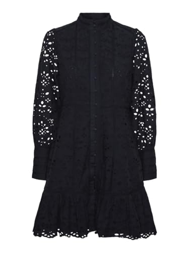 Y.A.S Damen YASALESSIA LS Dress S. NOOS Kleid, Black, Large von YAS