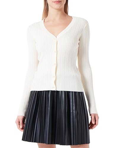 Y.A.S Damen YASEASE LS Knit S. NOOS Cardigan, Whitecap Gray, XL von YAS