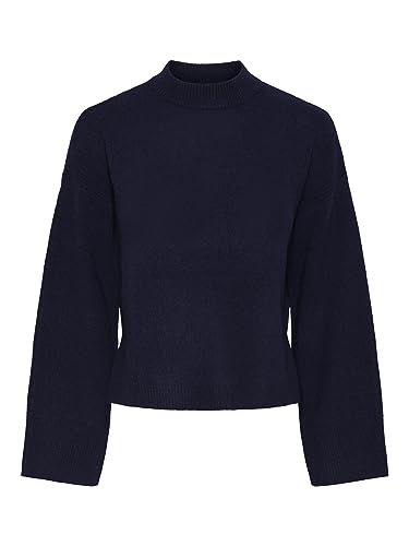 Y.A.S Damen YASFRIDO LS Wide Knit Pullover S. NOOS Strickpullover, Night Sky, Large von YAS