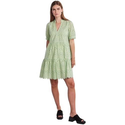 Y.A.S Damen YASHOLI SS Dress S. NOOS Kleid, Quiet Green, XXL von YAS