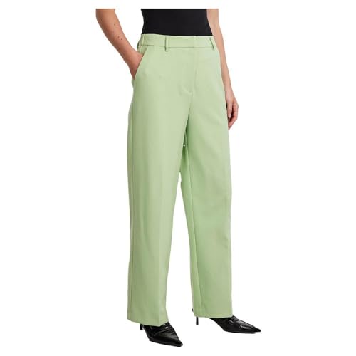 Y.A.S Damen YASLIKKA HW Wide Pants S. NOOS Hose, Quiet Green, M von YAS