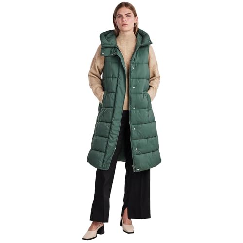 Y.A.S Damen YASLIRO Padded Vest S. NOOS Steppweste, Garden Topiary, S von YAS