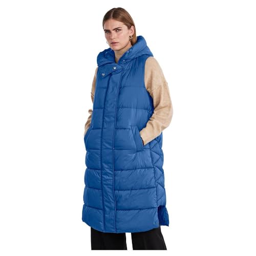 Y.A.S Damen YASLIRO Padded Vest S. NOOS Weste, Federal Blue, L von YAS