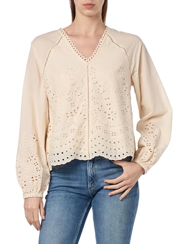 Y.A.S Damen YASLUMA LS V-Neck TOP S. NOOS Langarmbluse, Whitecap Gray, M Y.A.S Damen YASLUMA LS V-Neck TOP S. NOOS Langarmbluse, Whitecap Gray, M von YAS