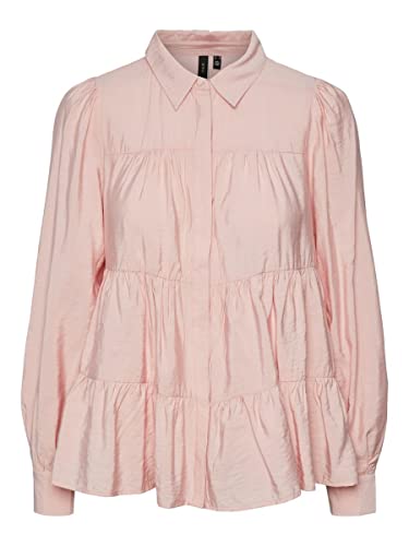 Y.A.S Damen YASPALA LS Shirt S. NOOS Bluse, Silver Pink, L von YAS