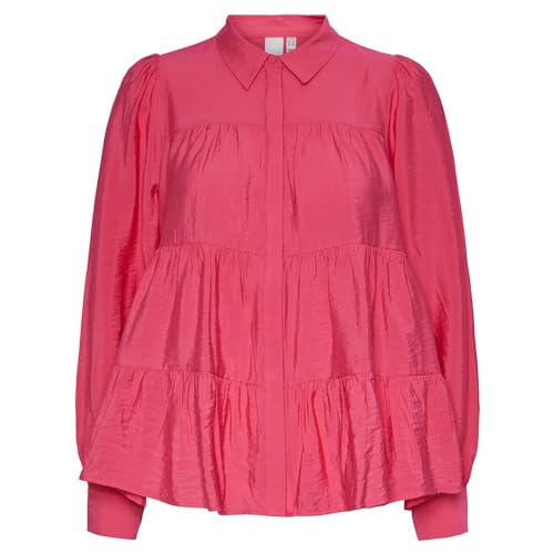 Y.A.S Damen YASPALA LS Shirt S. NOOS Langarmbluse, Raspberry Sorbet, Large von YAS