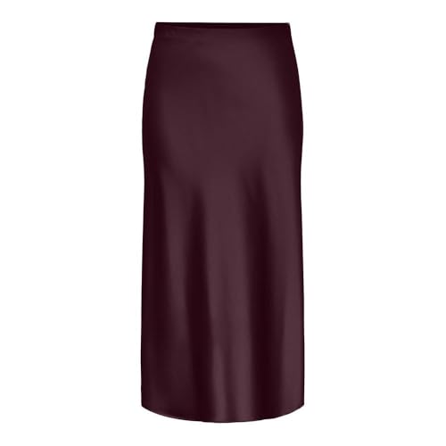 Y.A.S Damen YASPELLA HW MIDI Skirt S. NOOS Rock, Winetasting, XS von YAS