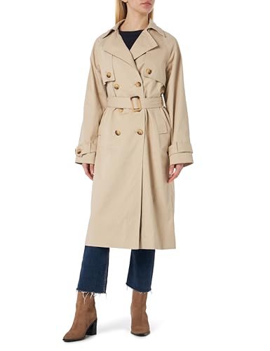 Y.A.S Damen YASTERONIMO Trench Coat NOOS Mantel, Doeskin, XXL von YAS