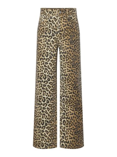 Y.A.S Damen Yasleonora Hw Denim Noos Jeans, Nomad/AOP:w. Leo, 31W / 32L EU von YAS