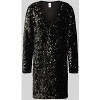 YAS Cocktailkleid mit Pailletten Modell 'ELLE' in Dunkelgruen, Größe XL von YAS