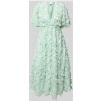 YAS Cocktailkleid mit Strukturmuster Modell 'PAZYLLA' in Mint, Größe M von YAS