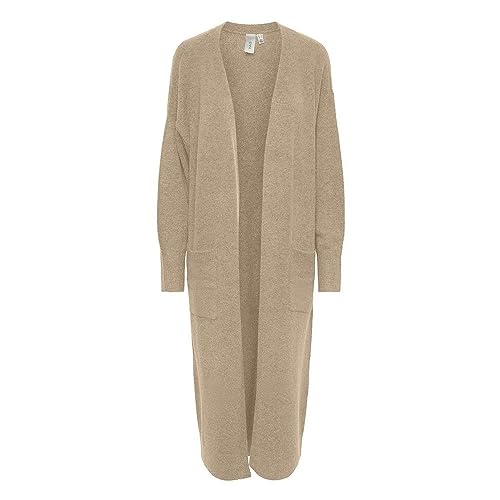 Y.A.S Damen YASBALIS LS Long Knit Cardigan S. NOOS Strickjacke, Nomad, Small von YAS