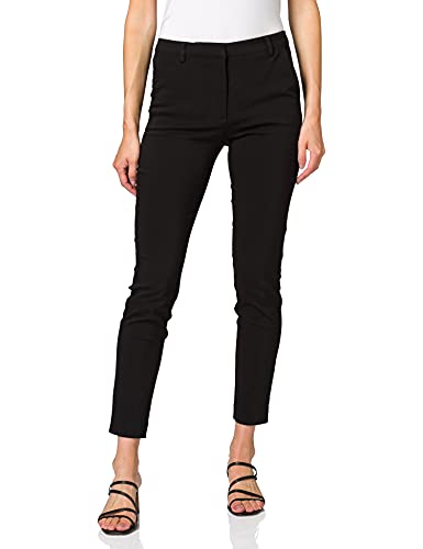 YAS Damen YASEYA MW ANKLE PANT S. NOOS Hose, Black, Normal von YAS