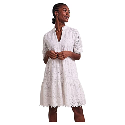 YAS Damen Yasholi Dress S. Noos Kleid, Star White, L EU von YAS