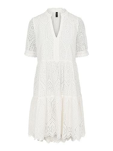 YAS Damen Yasholi Dress S. Noos Kleid, Star White, S EU von YAS