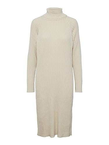 Y.A.S Damen YASMAVI Knit MIDI Rollneck Dress S. NOOS Strickkleid, Birch, XX-Large von YAS