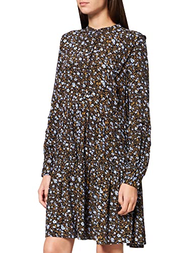 Y.A.S Damen YASMELLO LS Dress S. Lässiges Kleid, Black/AOP:Mello Print, L von YAS